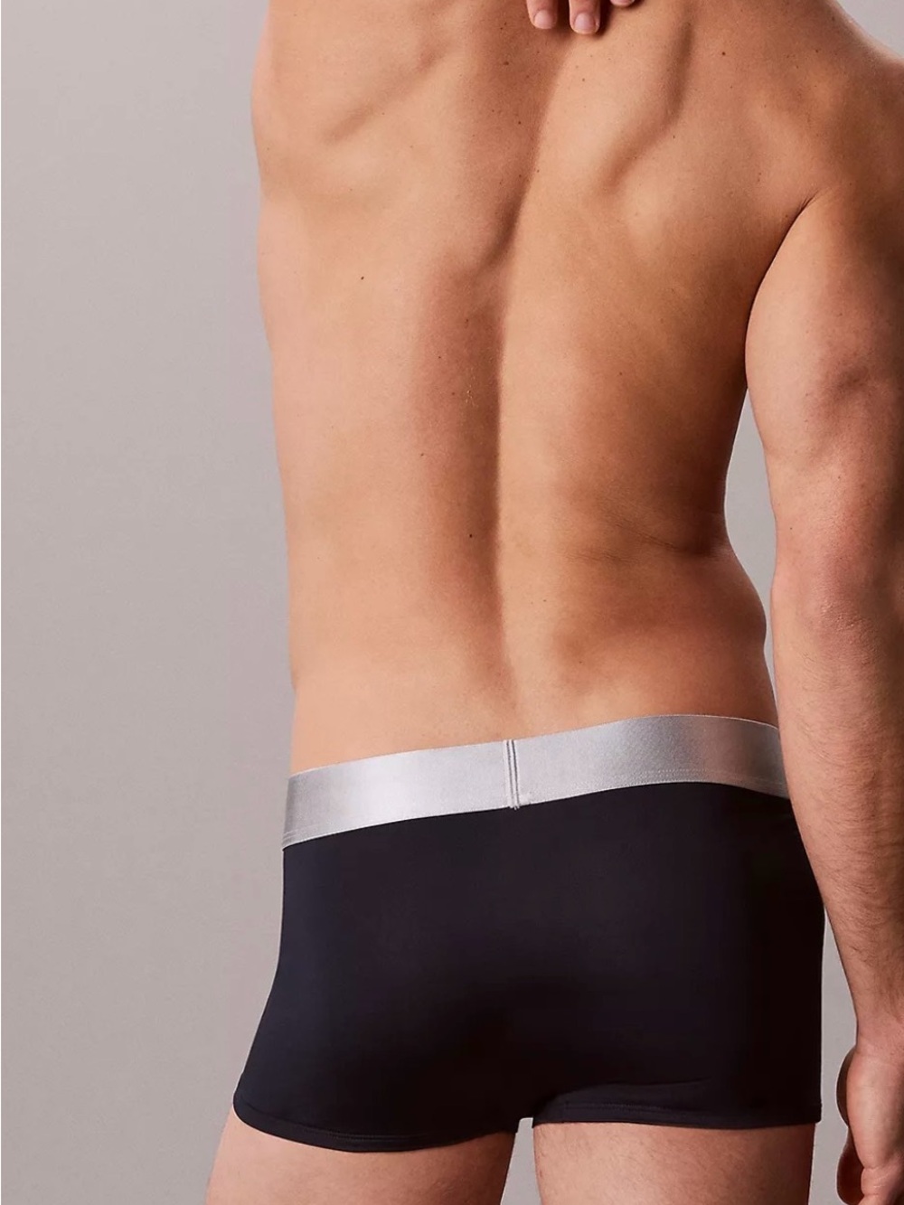 Calvin Klein Men Microfiber Stretch steel low rise trunks dark blue/ navy new - Picture 3 of 16